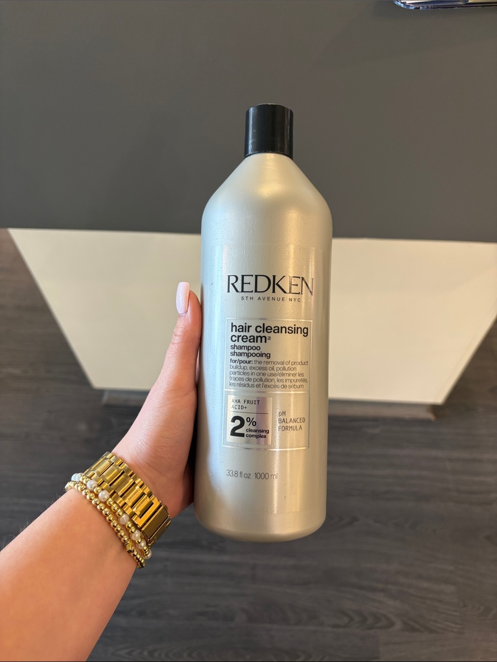 Redken Hair Cleansing Cream Shampoo - Silver and Black Bottle